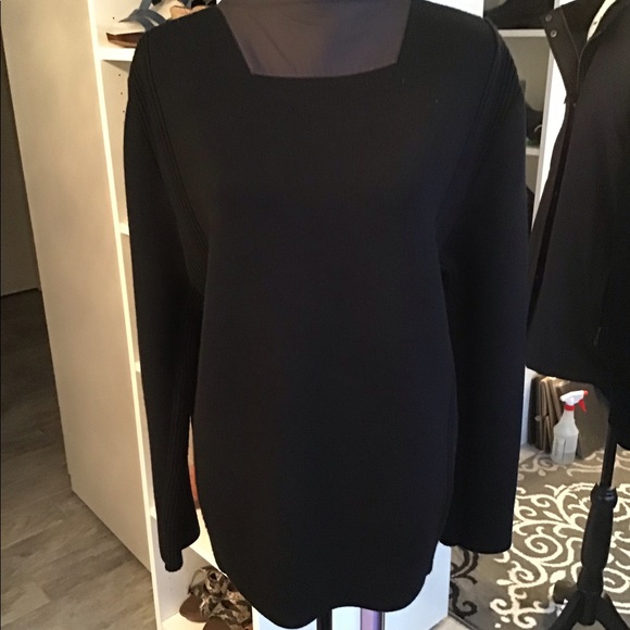 Black Wool & Nylon Jacket L New - Picture 5 of 6